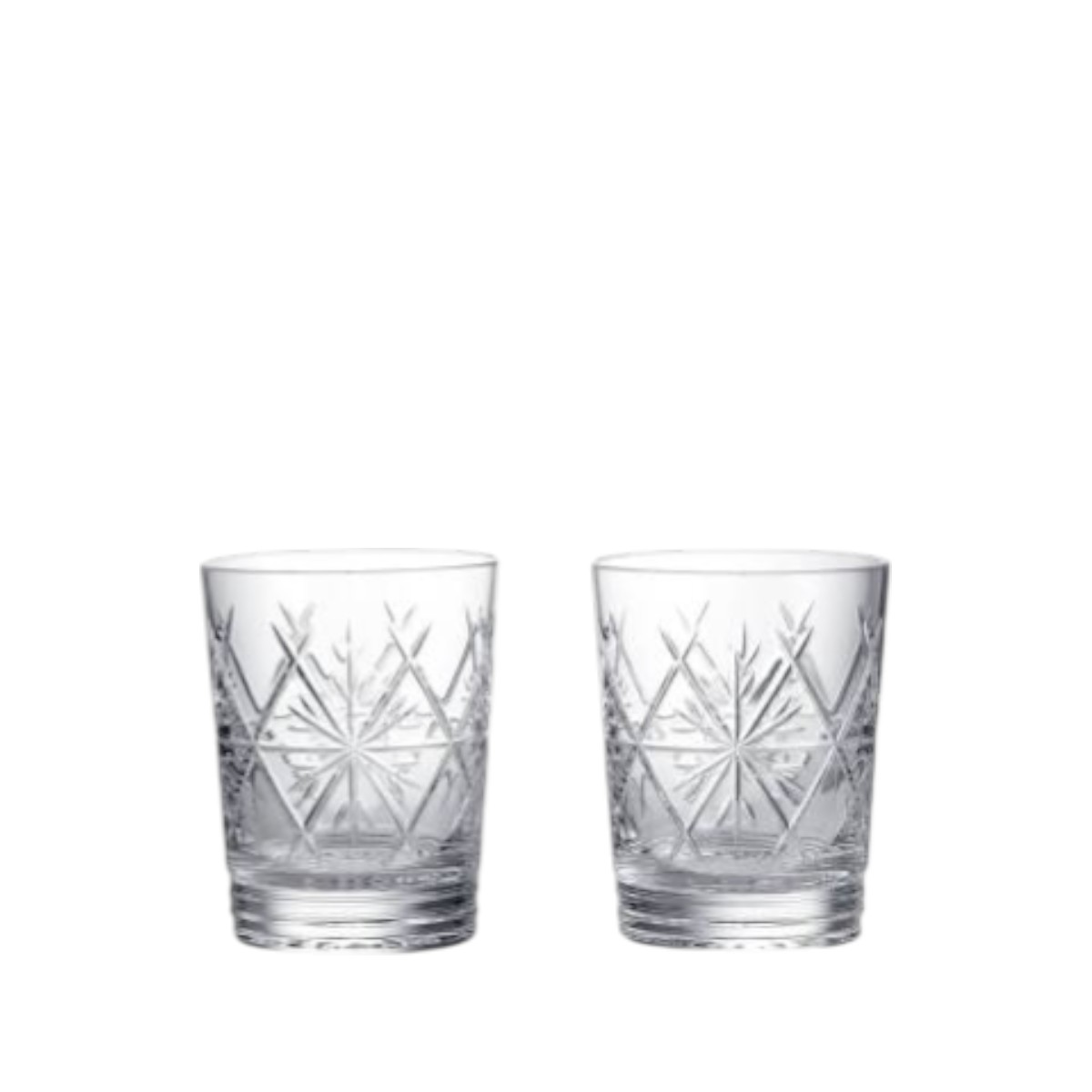 Waterford Winter Wonders Snowflake Double Old Fashioneds, Set of 2