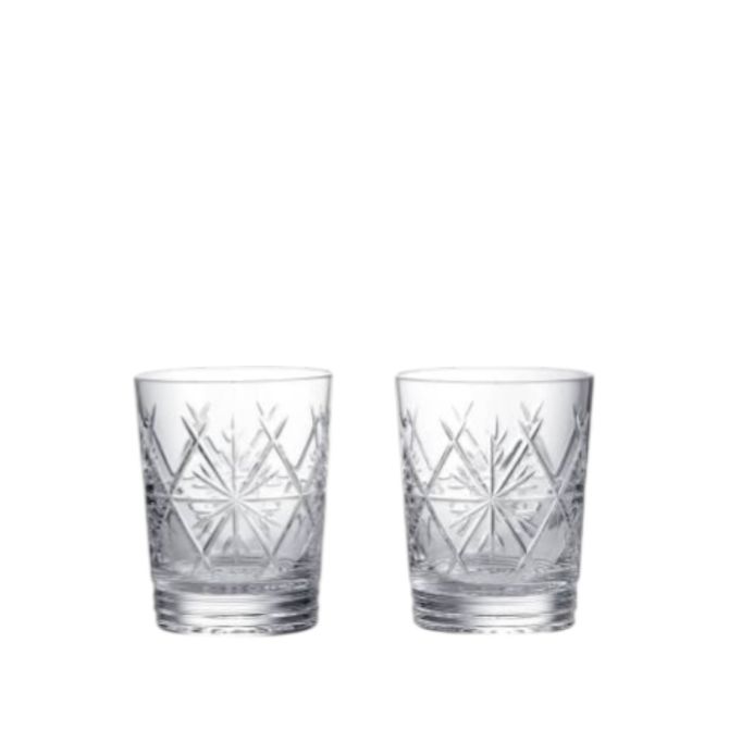 Waterford Winter Wonders Snowflake Double Old Fashioneds, Set of 2