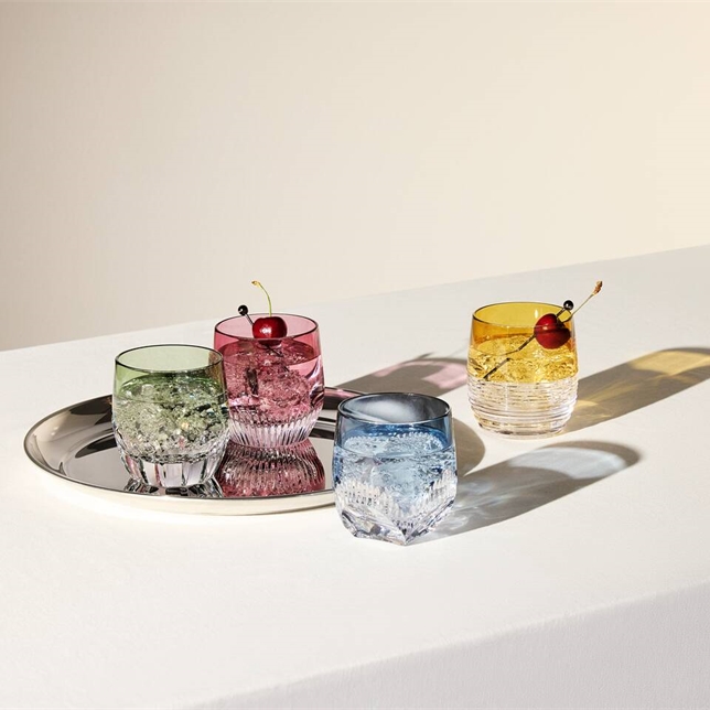 Waterford Mixology Color Tumblers, Mixed Set of 4