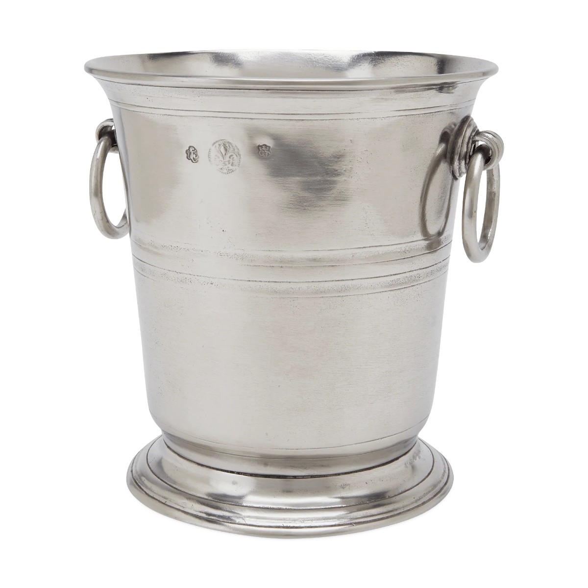 Match Pewter Champagne Bucket with Rings