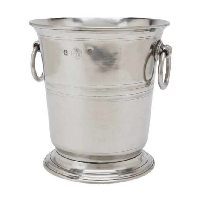 Match Pewter Champagne Bucket with Rings