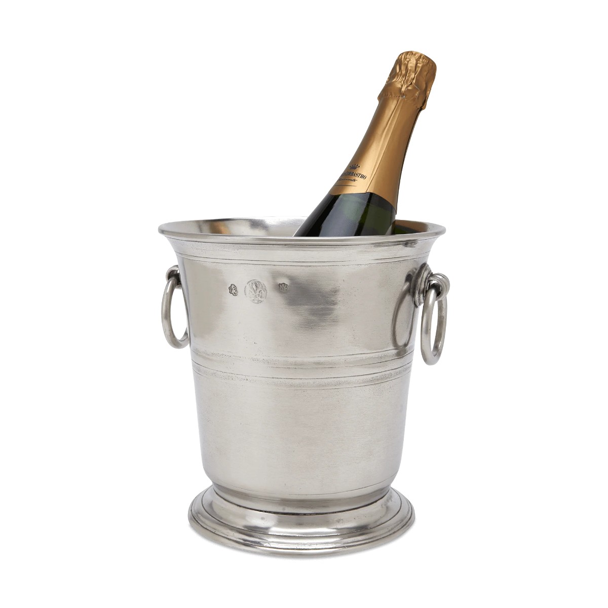 Match Pewter Champagne Bucket with Rings