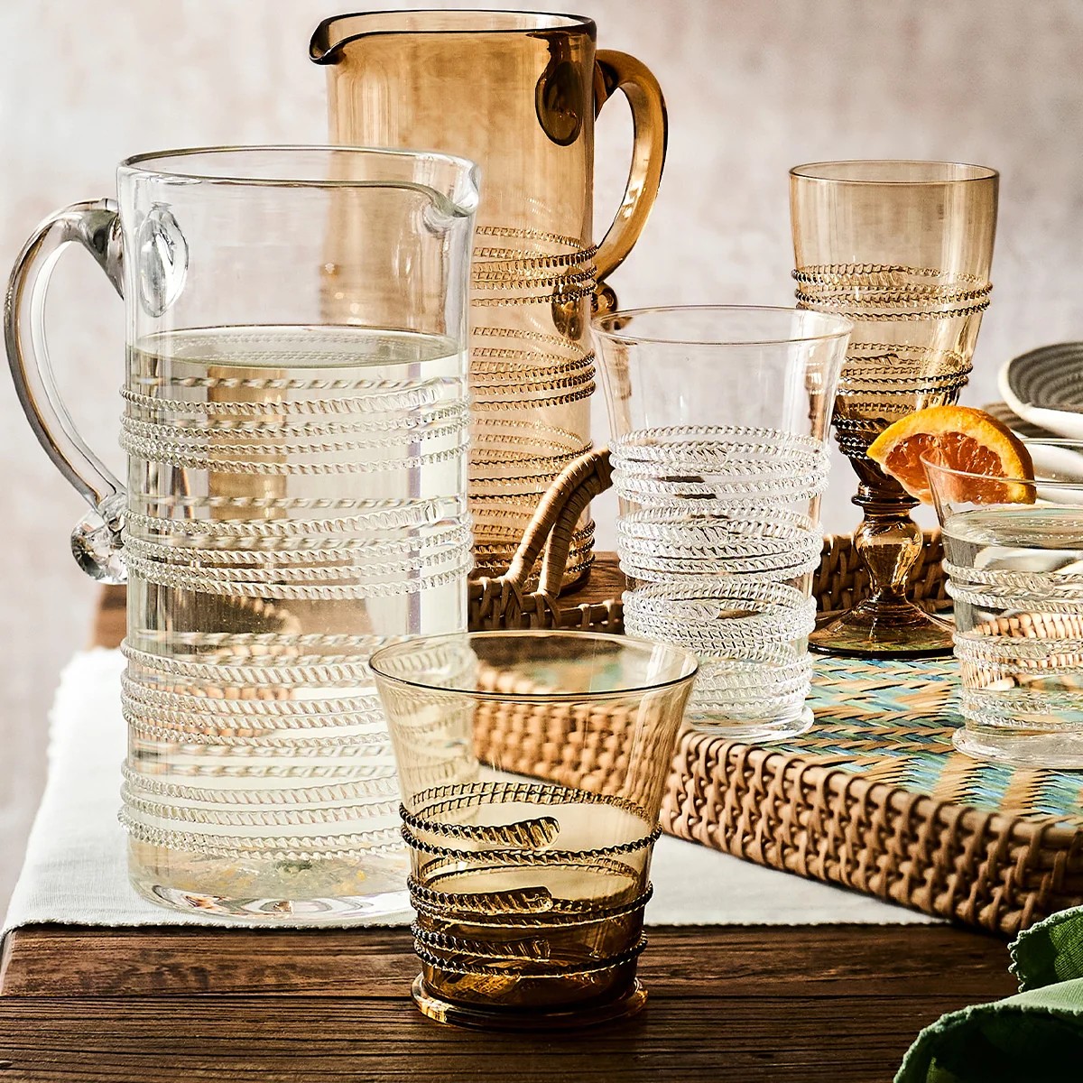 Juliska Ella Small Tumbler, Amber