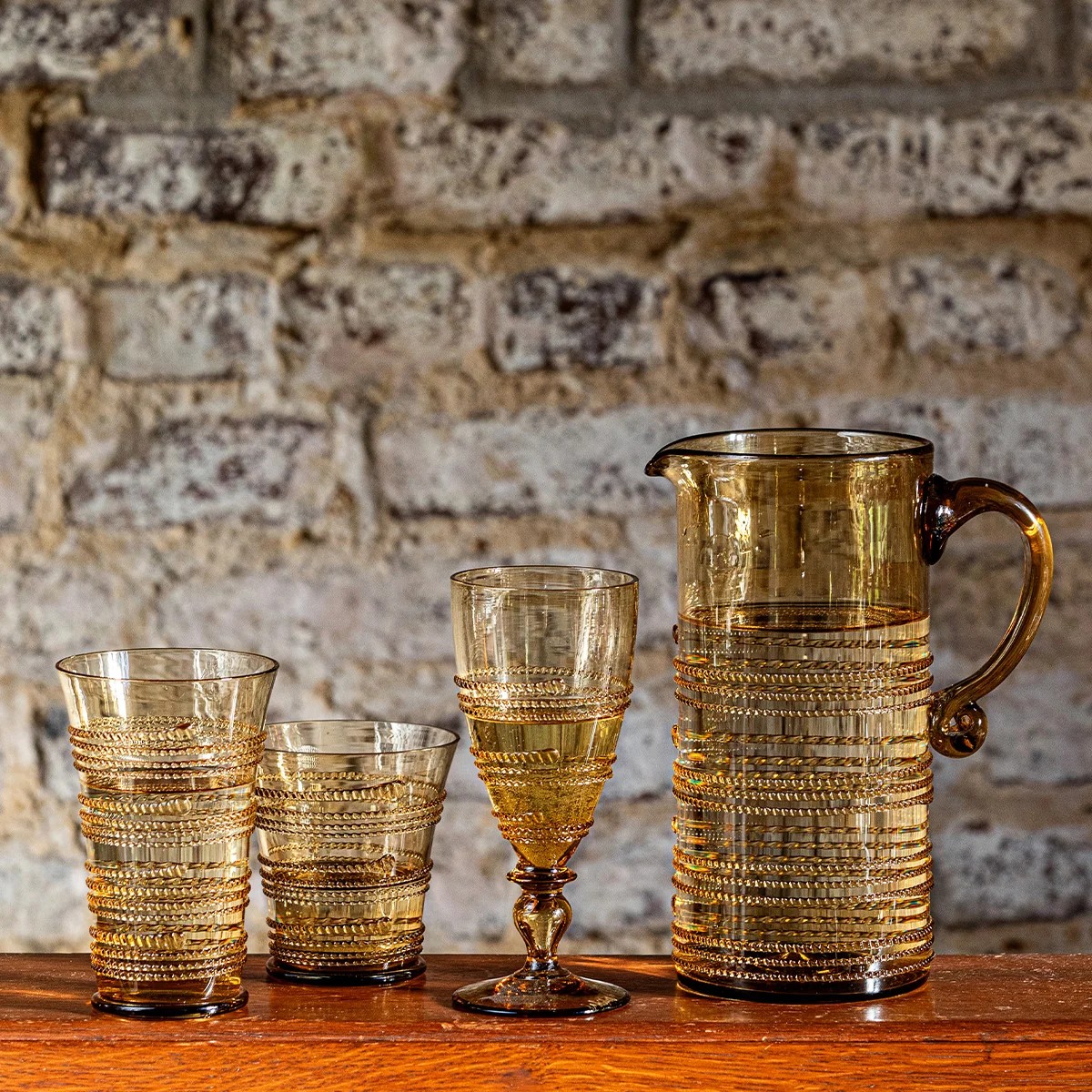 Juliska Ella Small Tumbler, Amber