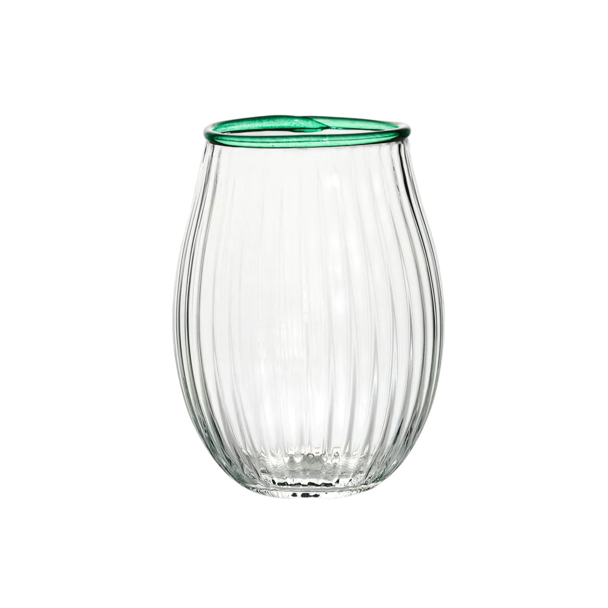 Juliska Stemless Wine Glass, Watercress
