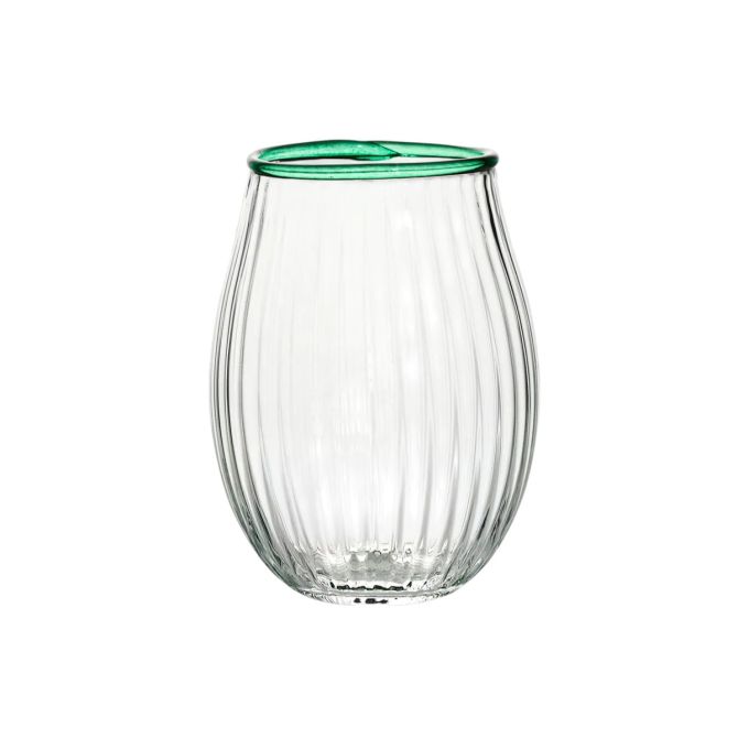 Juliska Stemless Wine Glass, Watercress