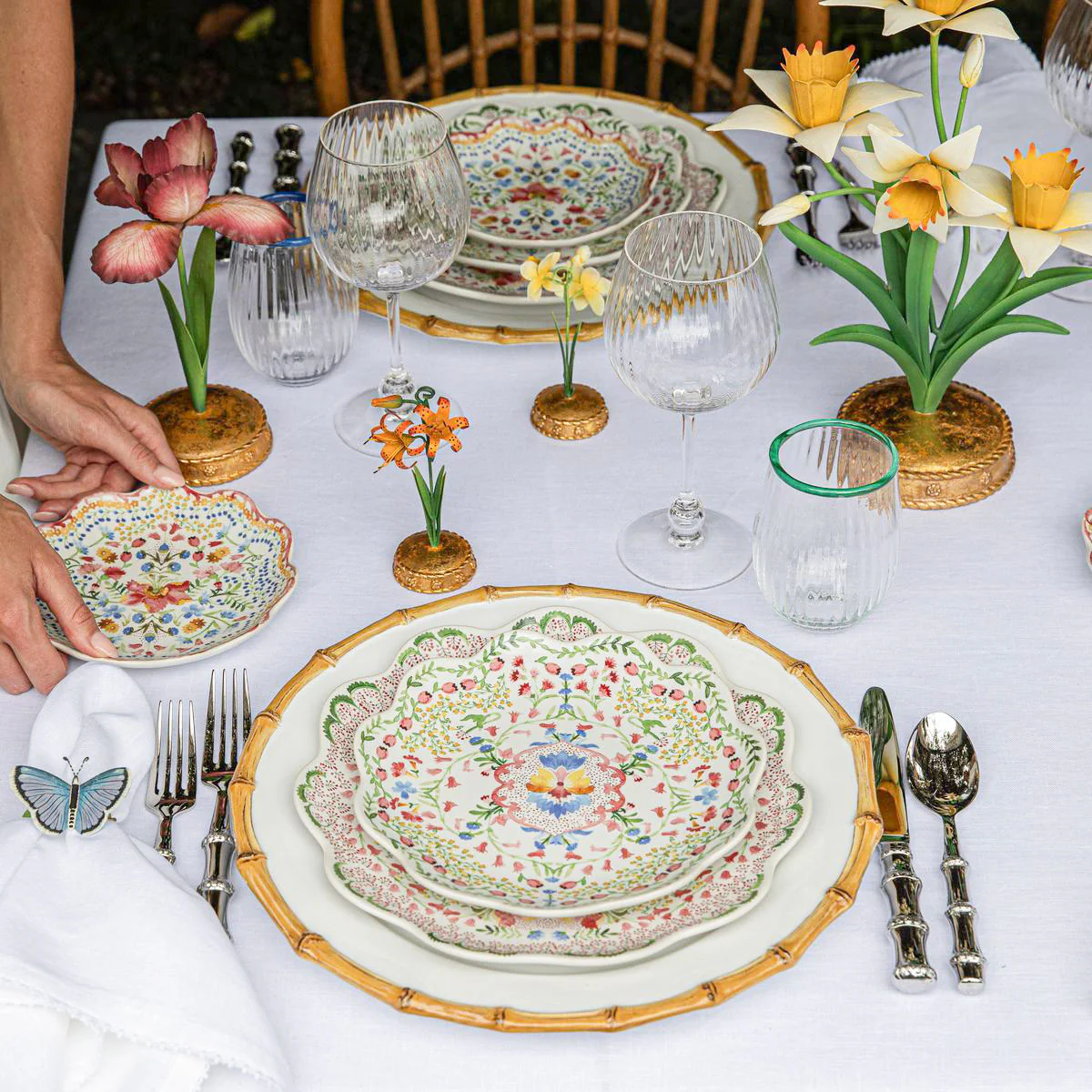 Juliska Stemless Wine Glass, Watercress