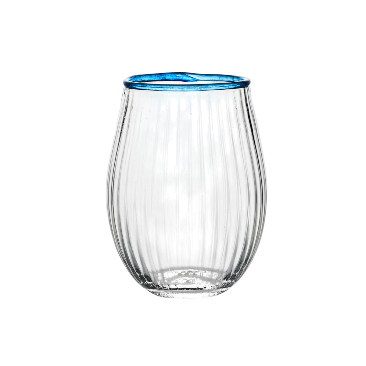 Juliska Stemless Wine Glass, Chambray