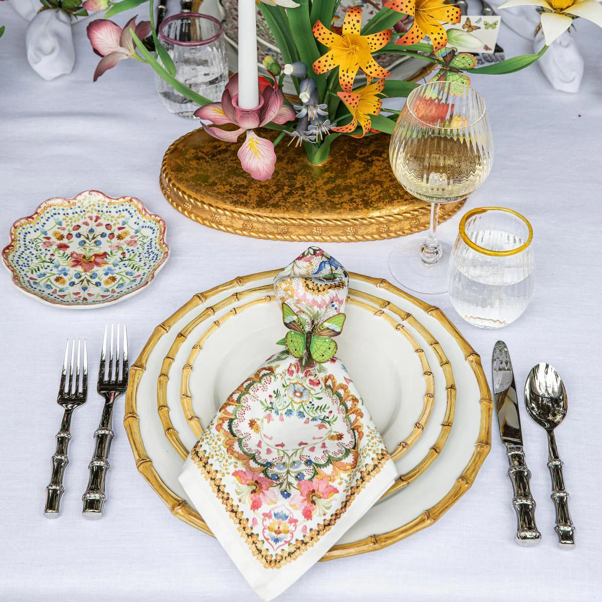 Juliska Stemless Wine Glass, Daffodil