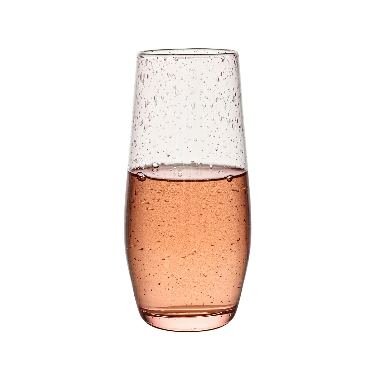 Juliska Provence Stemless Glass Flute, Blush