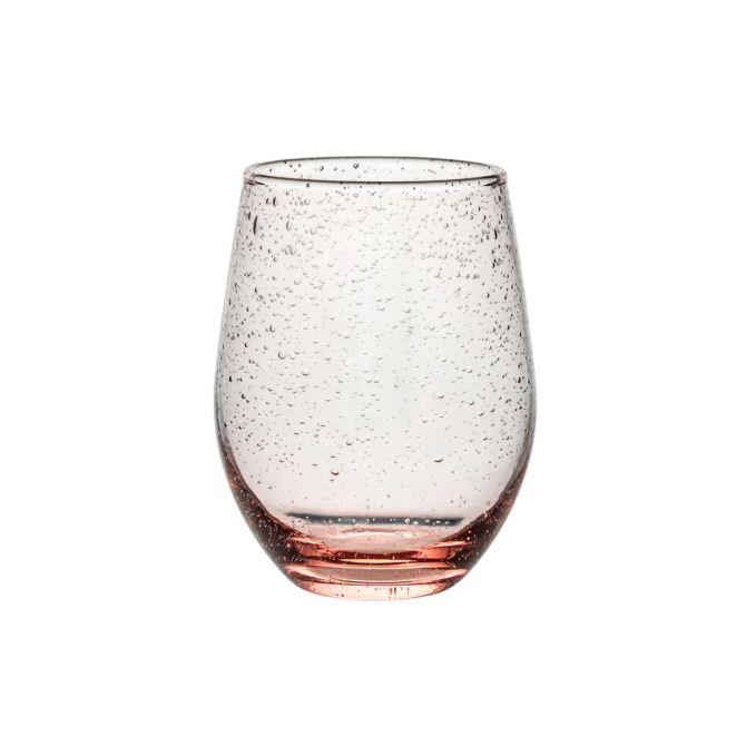 Juliska Provence Stemless Wine Glass, Blush