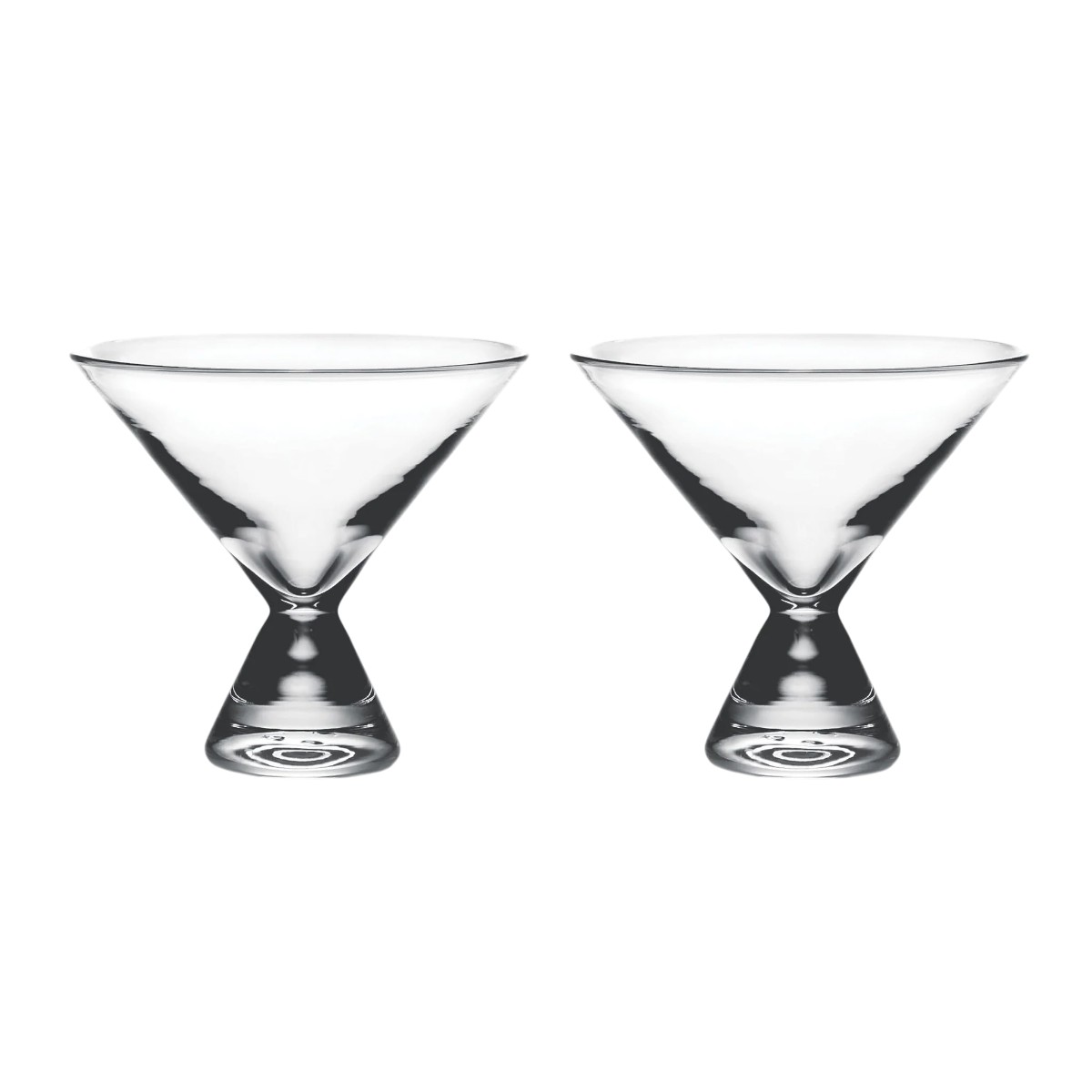 Simon Pearce Westport Martini Glasses, Set of 2