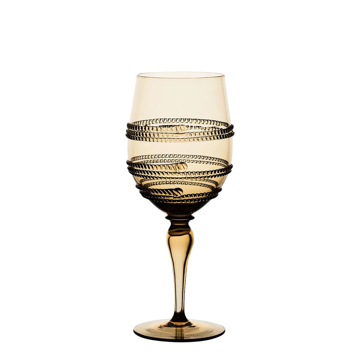 Juliska Ella Wine Glass, Amber