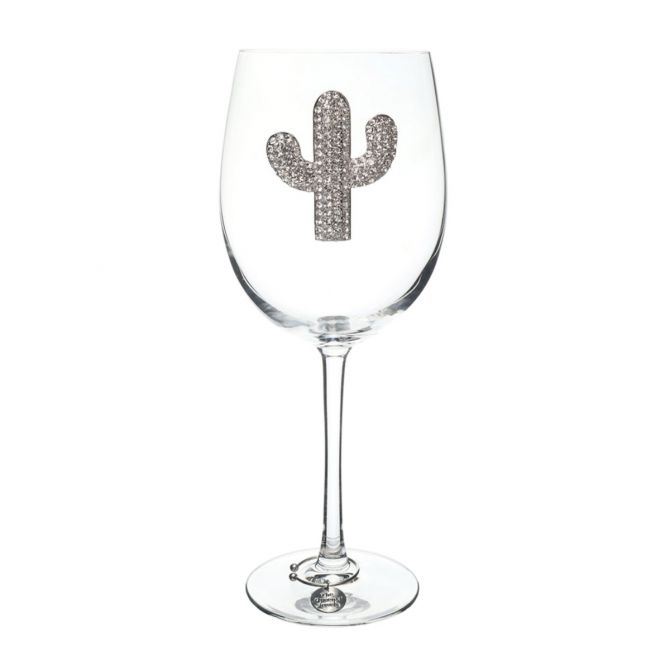 The Queens' Jewels Cactus Stemmed Wine Glass