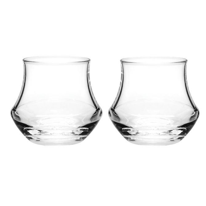 Simon Pearce Madison Stemless Wine Glasses, Set of 2