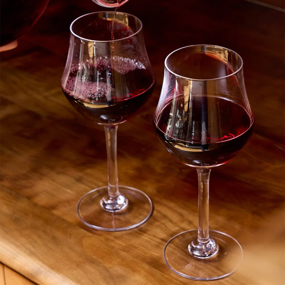 Simon Pearce Madison Wine Glasses, Set of 2