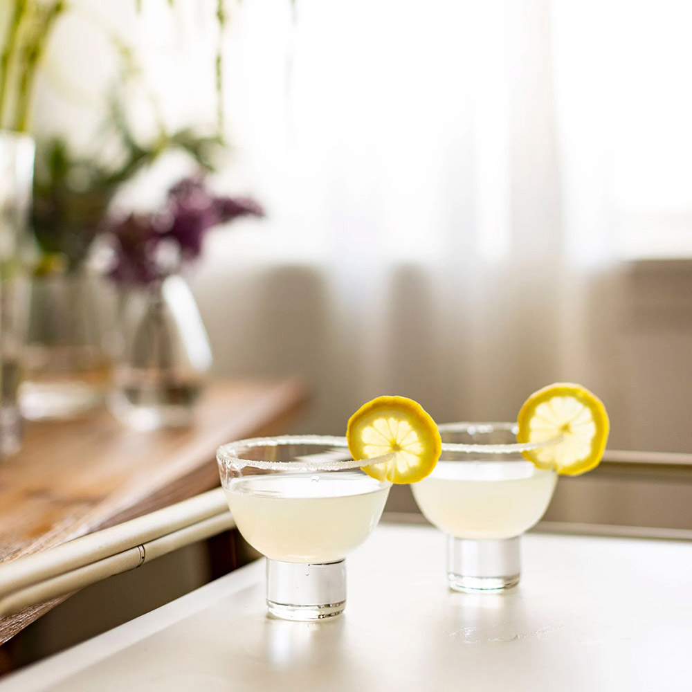 Simon Pearce Manchester Martini Glasses, Set of 2