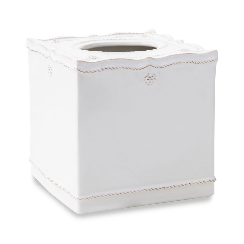 Juliska Berry and Thread Whitewash Tissue Box Cover