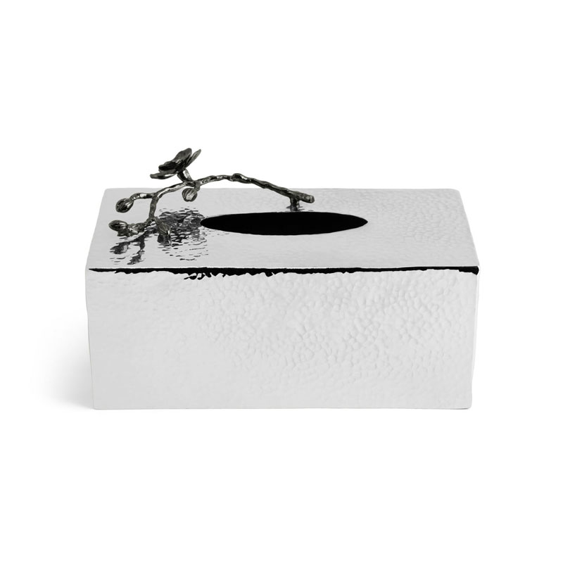 Michael Aram Black Orchid Tissue Box Holder, Rectangle