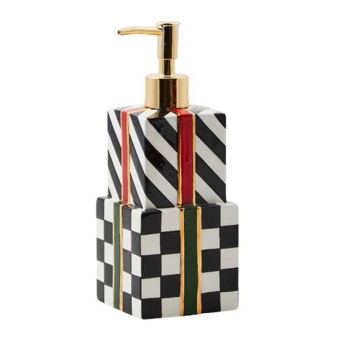 MacKenzie-Childs Christmas Gift Soap Dispenser