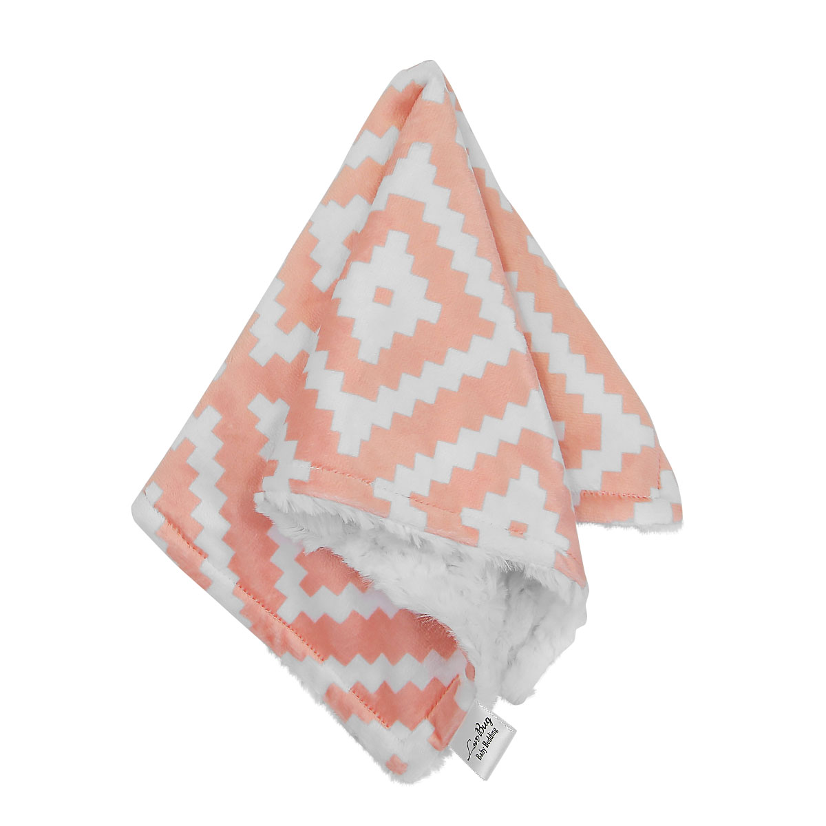 Love Bug Aztec Lovey Baby Bedding, Pink