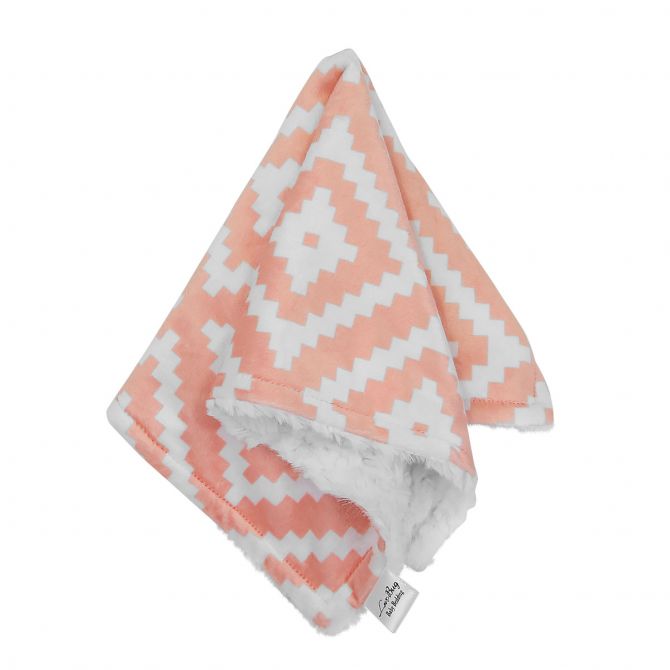 Love Bug Aztec Lovey Baby Bedding, Pink