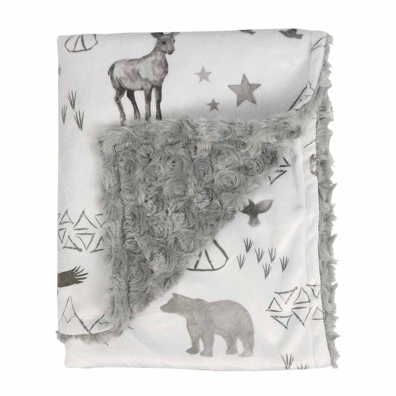 Love Bug Baby Bedding Grey Mountains Blanket 2618984 Borsheims