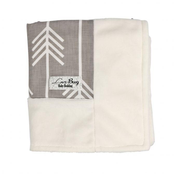 Love Bug Baby Bedding Arrow Stroller Blanket