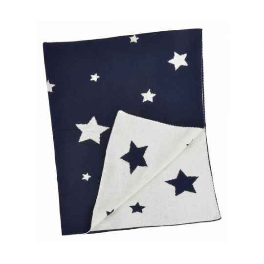 grey star baby blanket