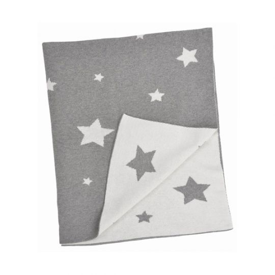 grey star baby blanket
