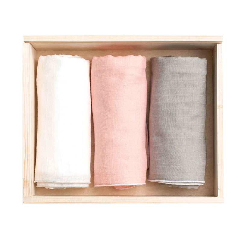 Zestt Organic Cotton Muslin Audrey Swaddle LL30234GS Borsheims