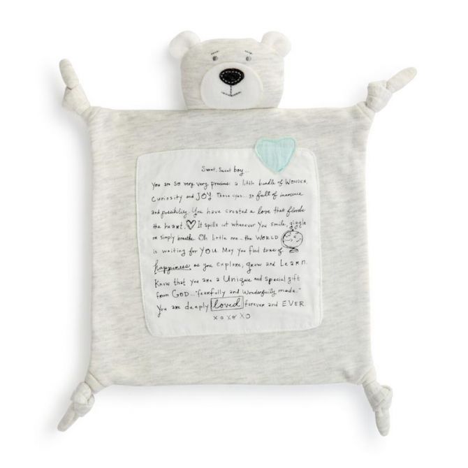 Demdaco Sweet Boy Blue Blanket