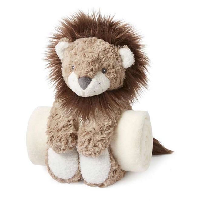 Elegant Baby Swirl Lion Bedtime Huggie Plush
