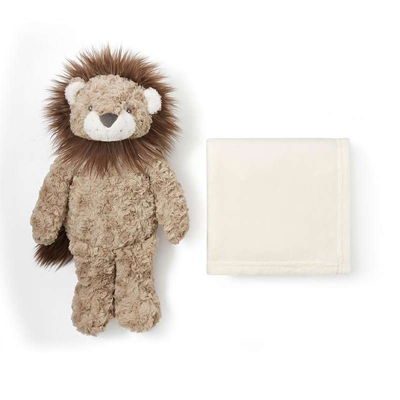 Elegant Baby Swirl Lion Bedtime Huggie Plush