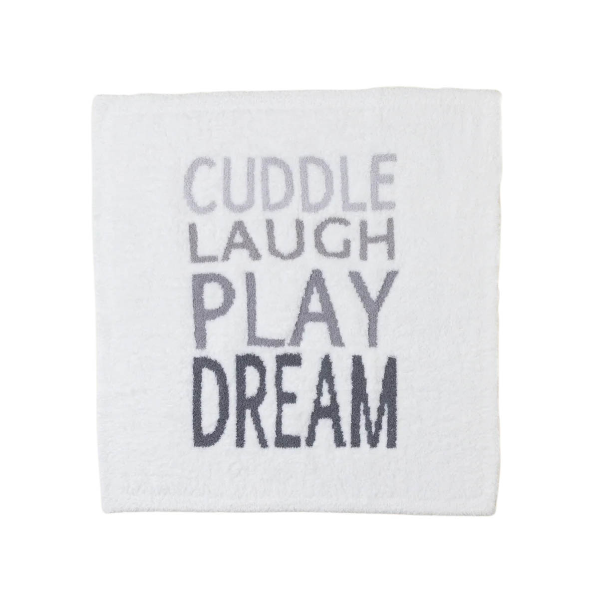 Barefoot Dreams CozyChic Cuddle Laugh Play Dream Stroller Blanket