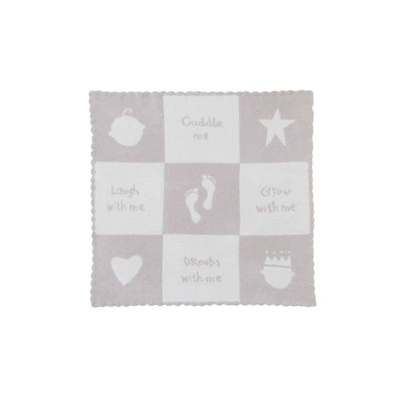 Barefoot Dreams Cozychic Receiving Baby Blanket, Ombre Stone