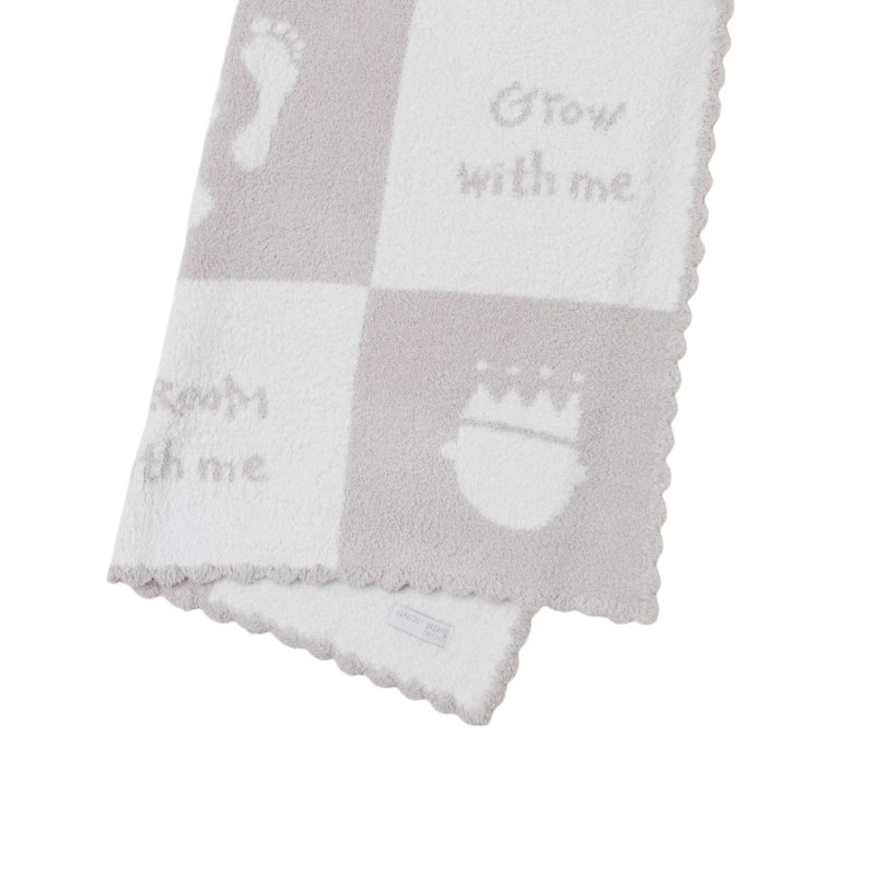 Barefoot Dreams Cozychic Receiving Baby Blanket, Ombre Stone