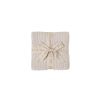 Barefoot Dreams Cozychic Heirloom Receiving Baby Blanket, Stone