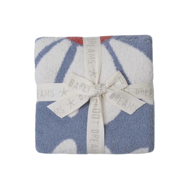 Barefoot Dreams Cozychic Daisy Stroller Blanket, Ocean Air