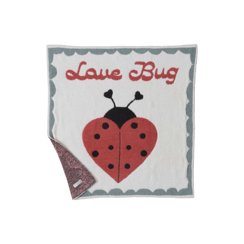 Barefoot Dreams Cozychic Daisy Receiving Blanket, Cream