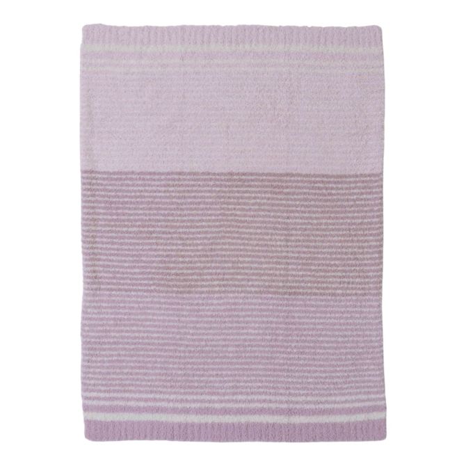 Barefoot Dreams CozyChic Gradient Stripe Stoller Blanket