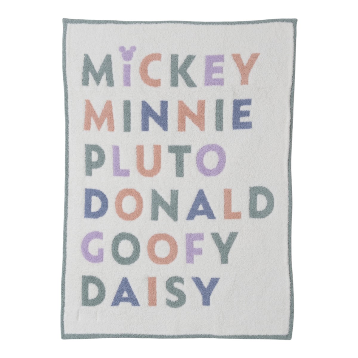 Barefoot Dreams CozyChic Disney Mickey and Friends Stroller Blanket, Cream Multicolor