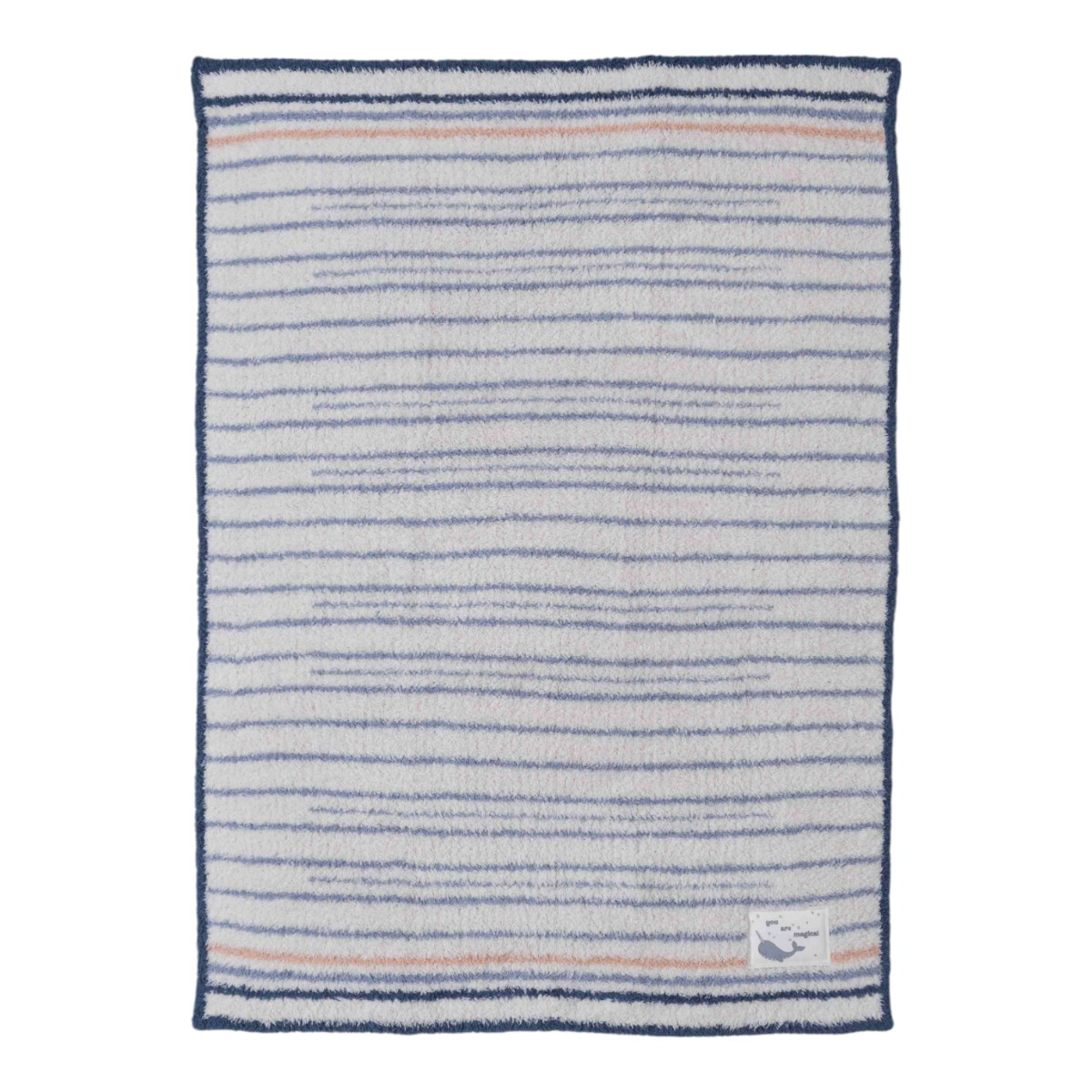 Barefoot Dreams CozyChic Narwhal Stroller Blanket