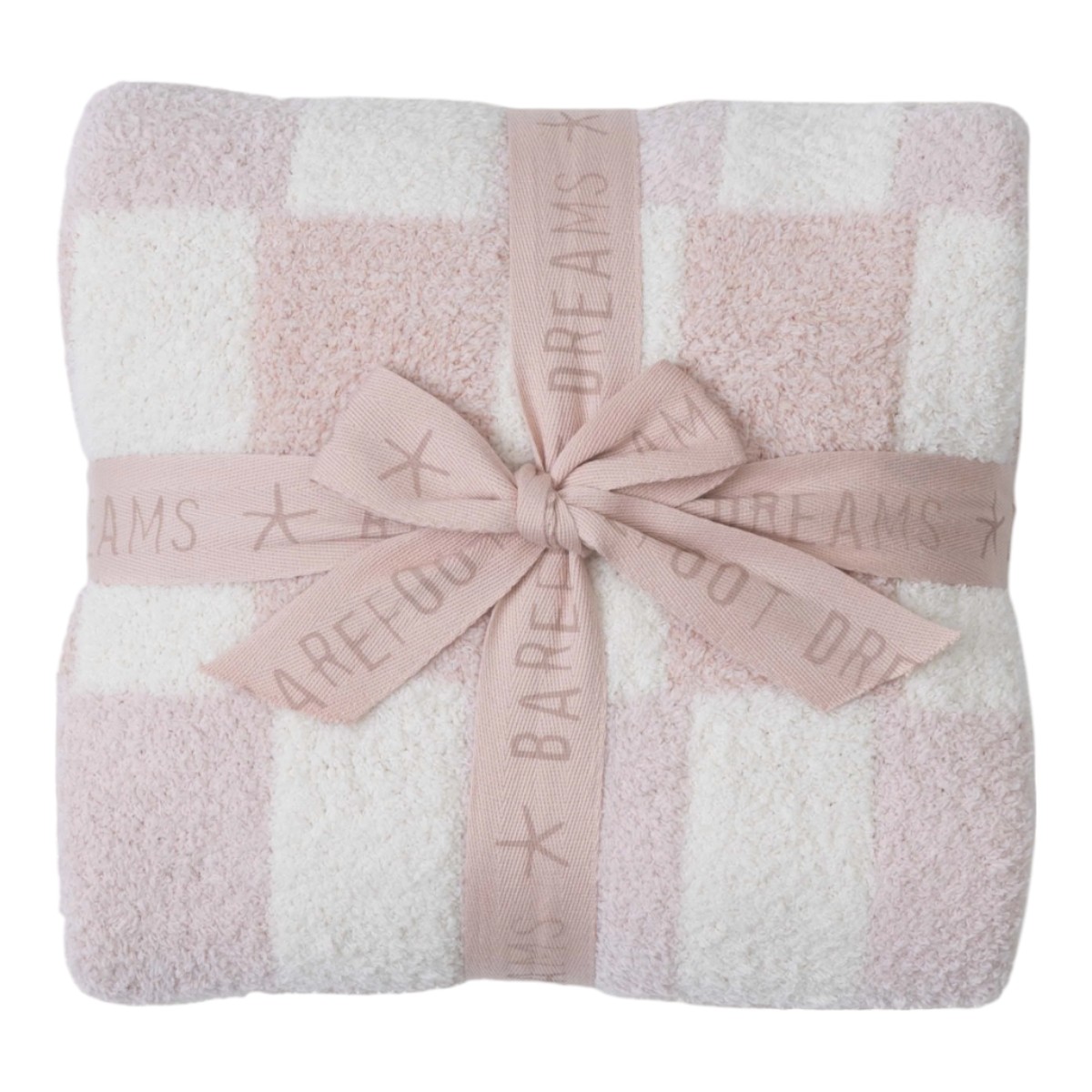 Barefoot Dreams CozyChic Scalloped Checked Stroller Blanket