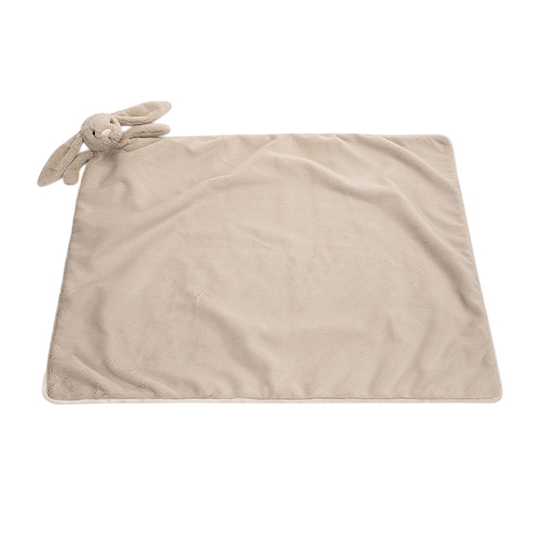 Jellycat Bashful Bunny Blankie, Blush