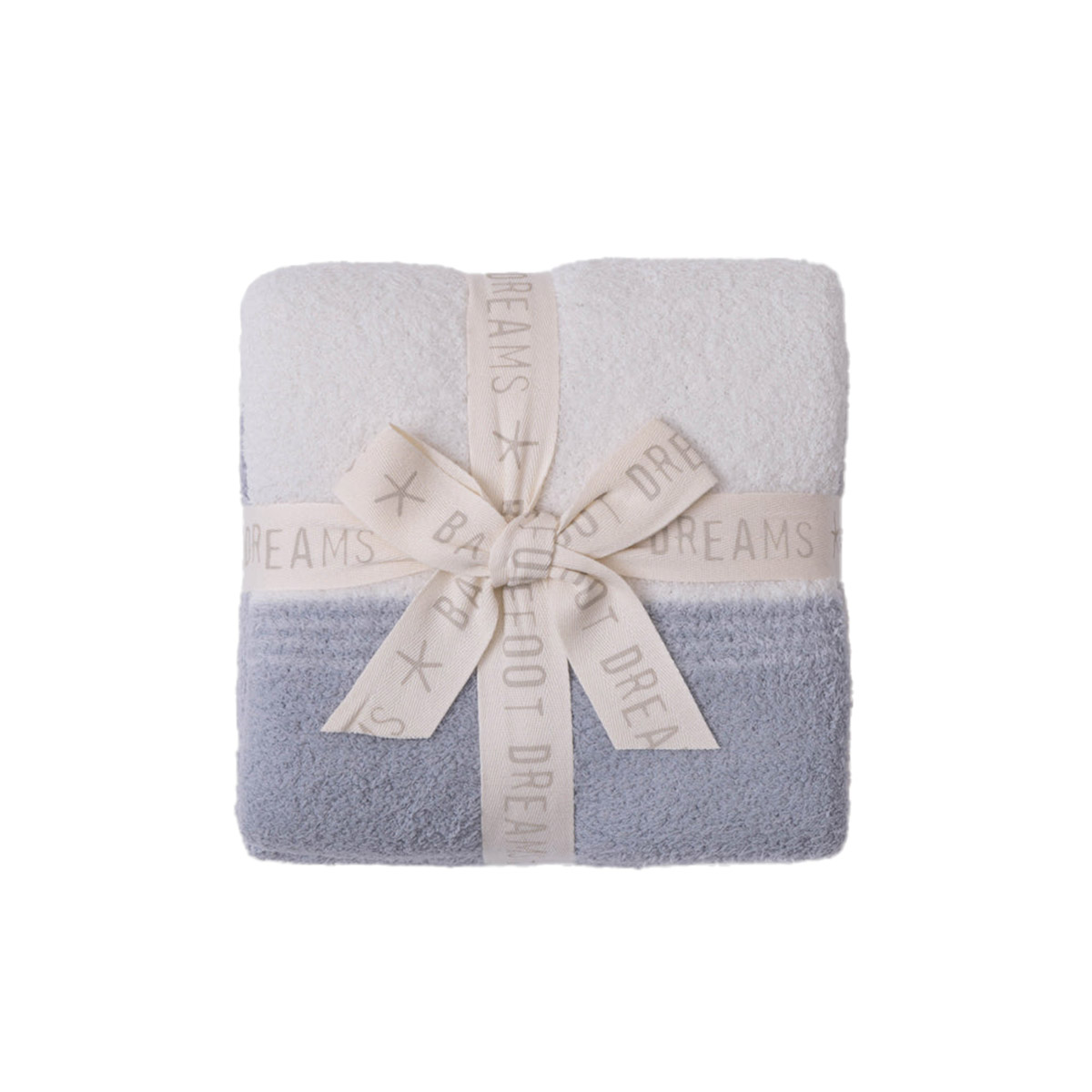 Barefoot Dreams CozyChic Costa Block Stroller Blanket, Moonwater Multicolor