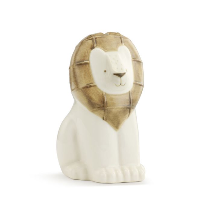 Demdaco Leonard Lion Bank Stoneware with Stopper
