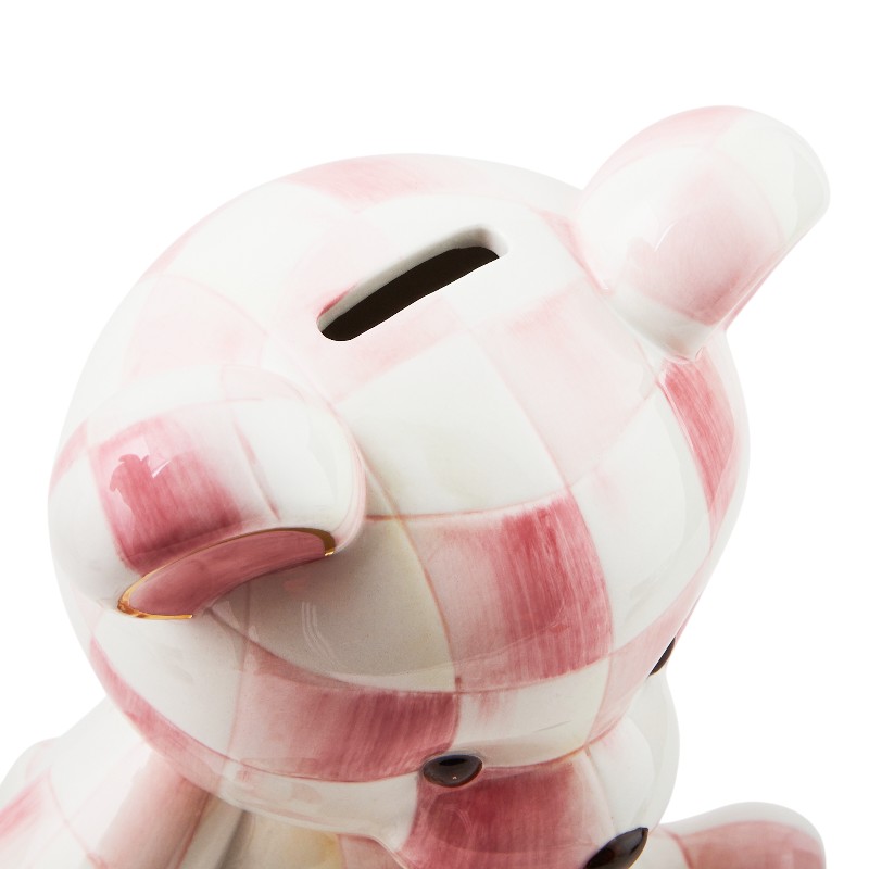 MacKenzie-Childs Rosy Bear Baby Bank