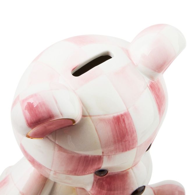 MacKenzie-Childs Rosy Bear Bank - Thumbnail 3