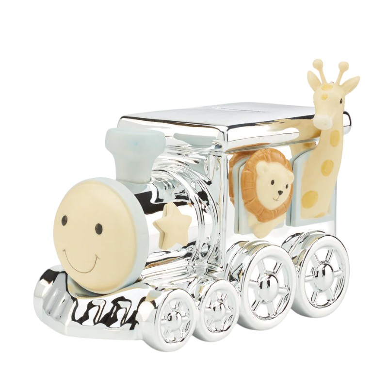 Reed & Barton Animal Train Silverplate Bank